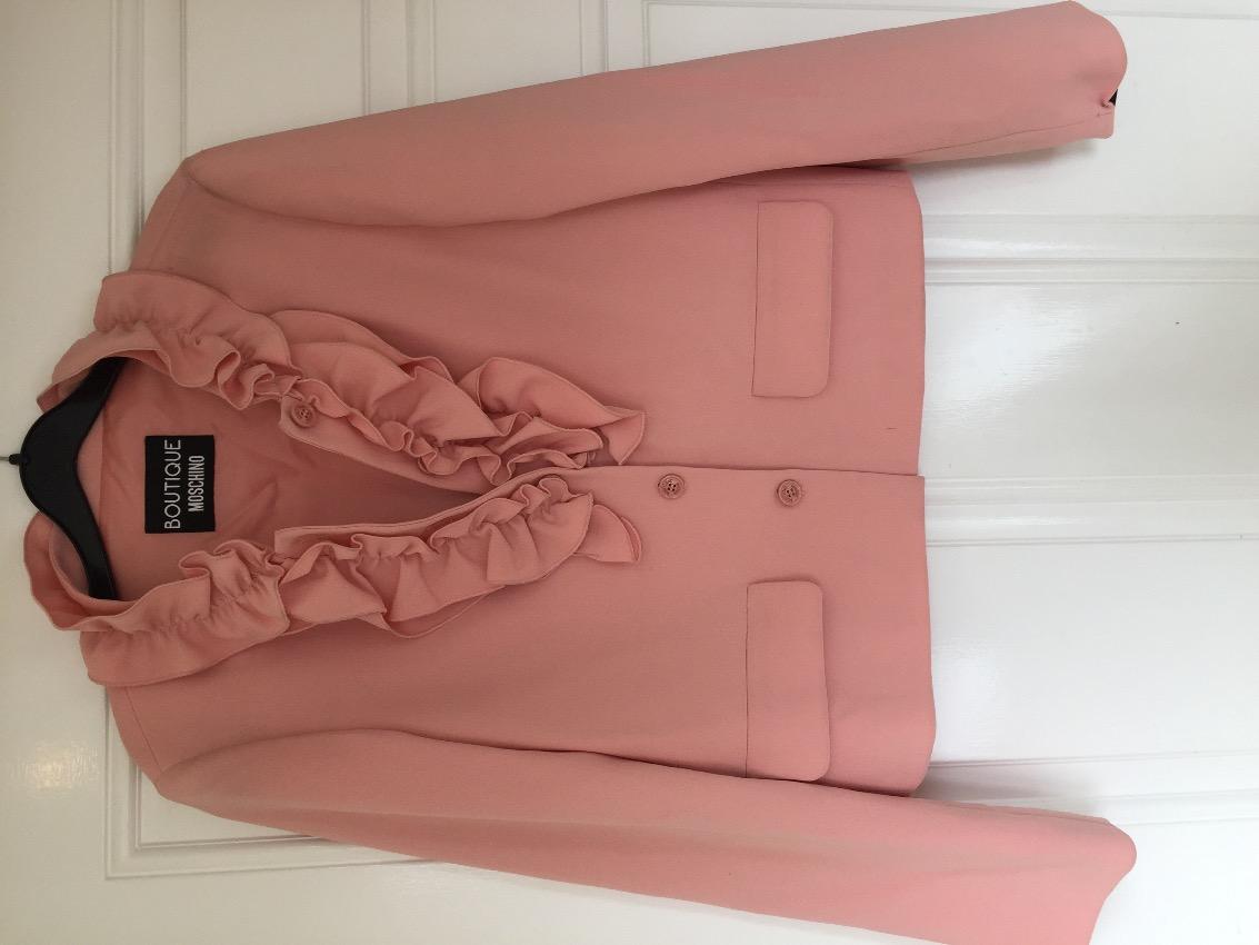 Moschino Pink Ruffle Jacke