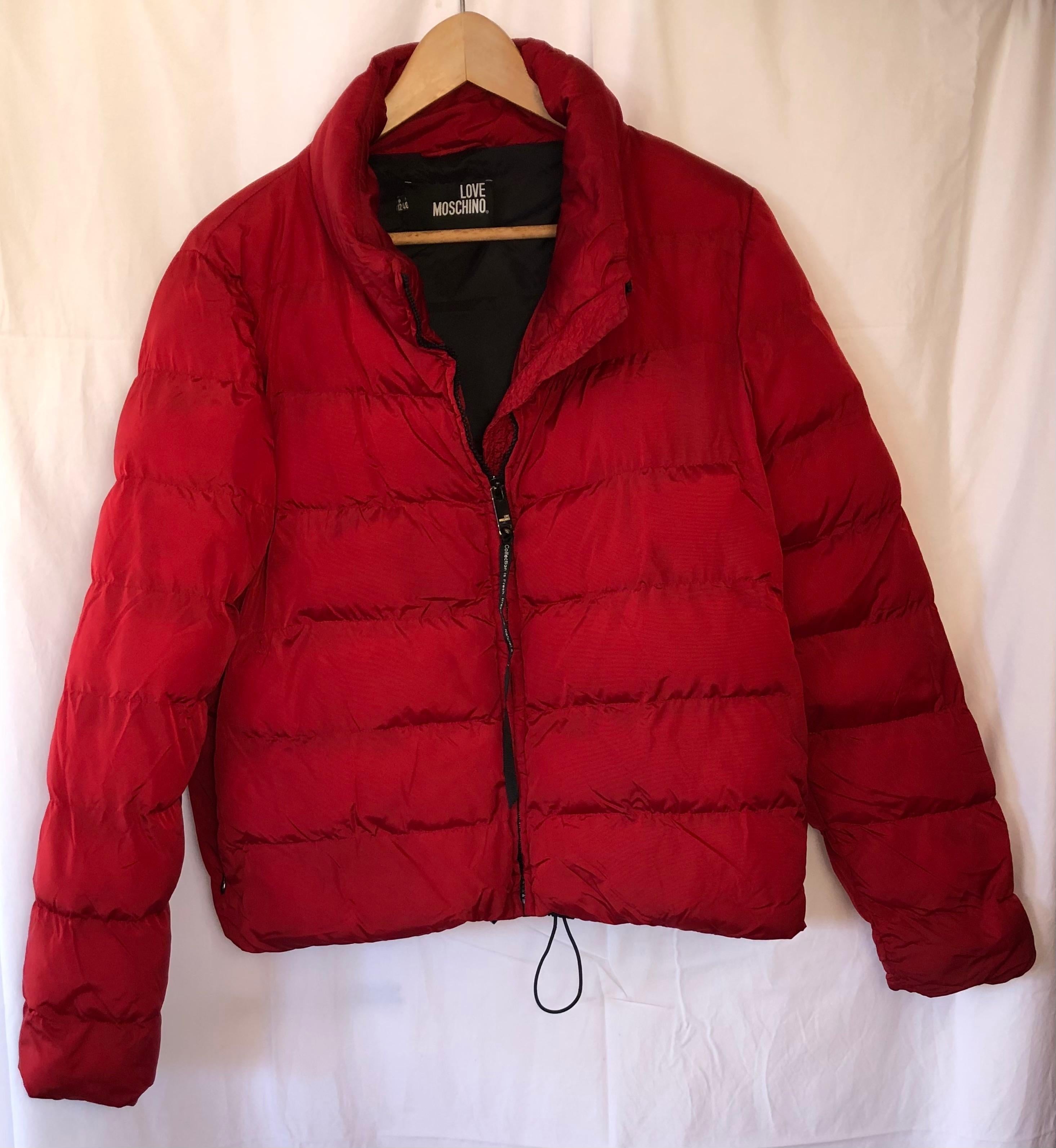 Love Red Down Puffer Jacket