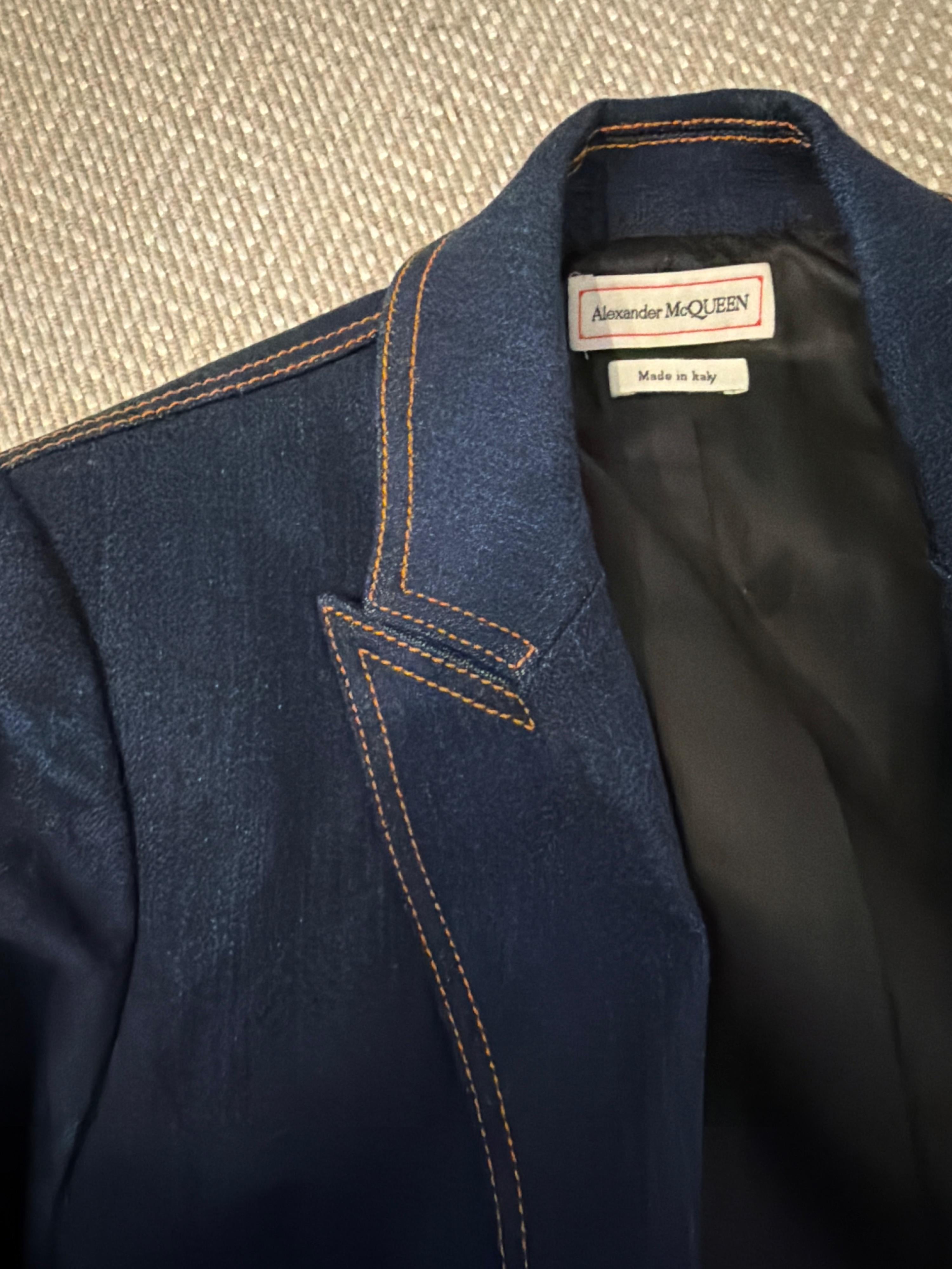 Alexander McQueen Denim Blazer