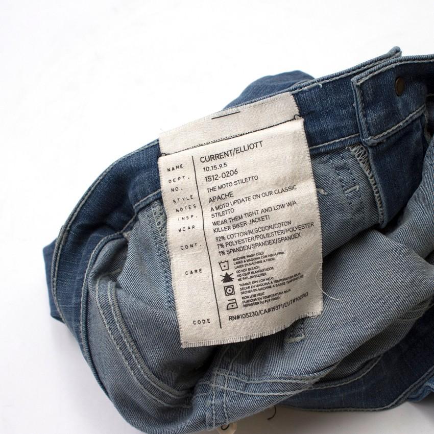 Current Elliot The Moto Stiletto Jean