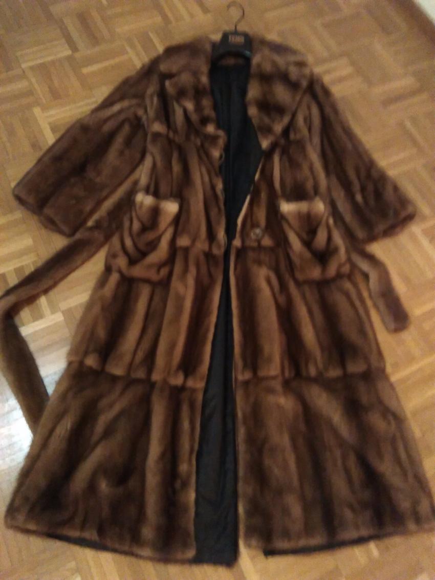 Fendi wild Mink Reversible Fur coat