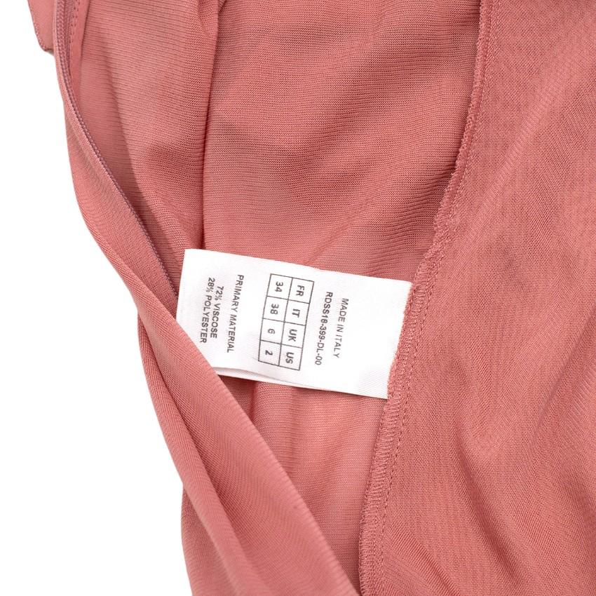 Zuhair Murad Pink Chiffon Embellished Gown