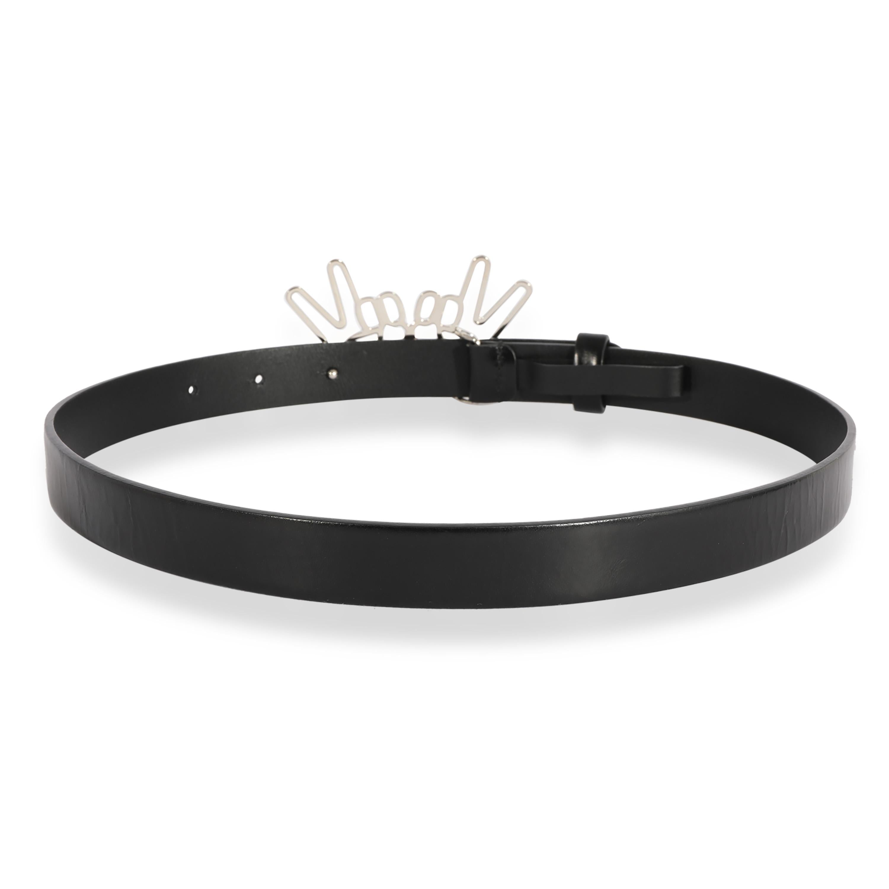 Chanel  Crystal Peace Sign Emoji Belt 65/26