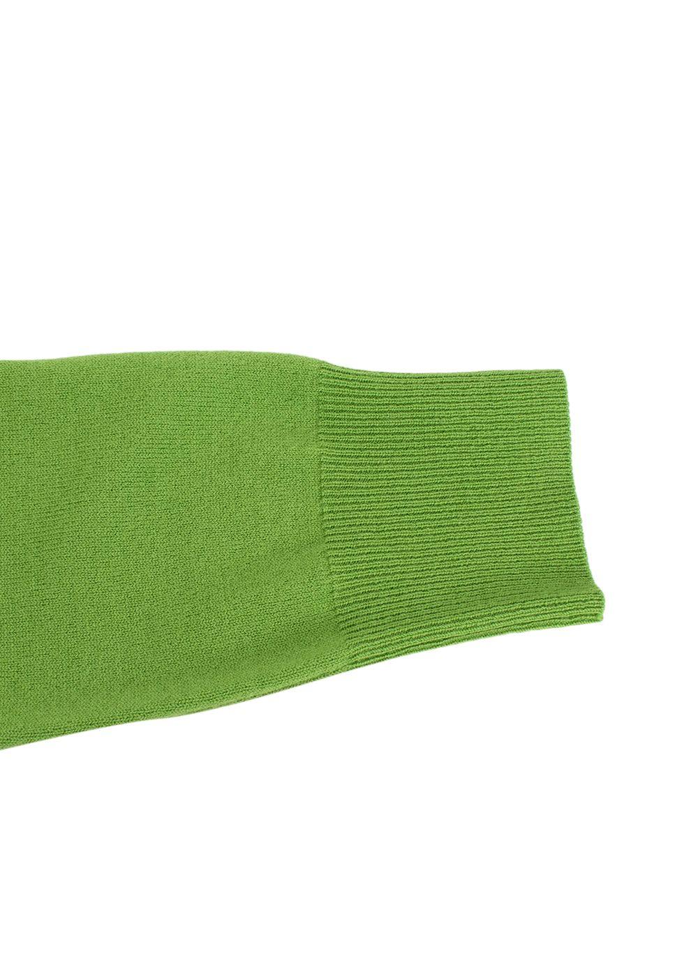 Bottega Veneta Green Wool-blend Fine Knit Jumper