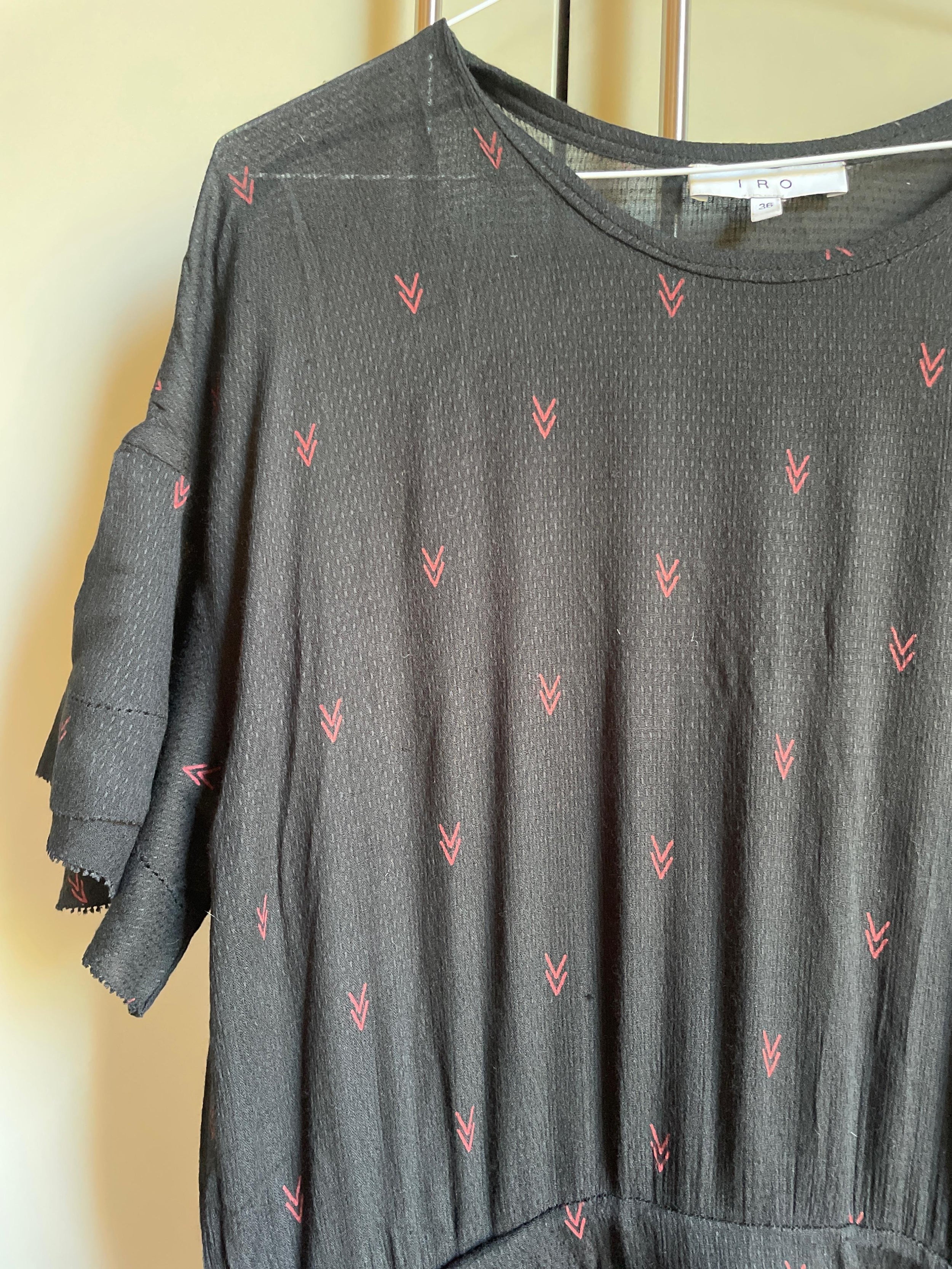 Naelle printed gauze dress
