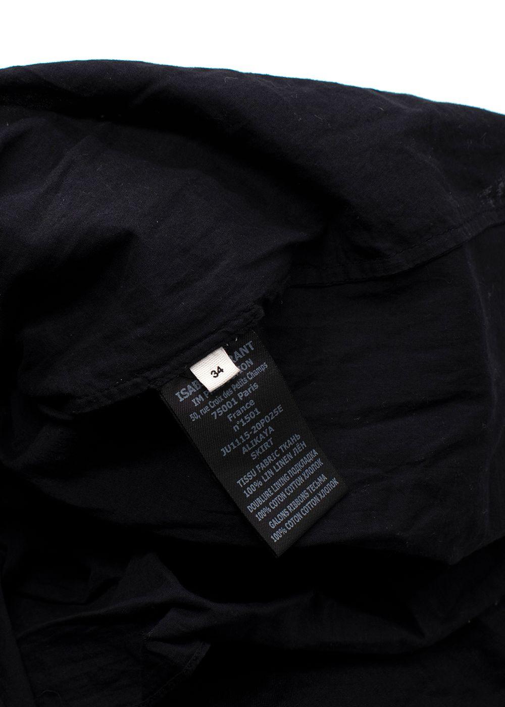 Isabel Marant Etoile Black Alikaya Mini Skirt
