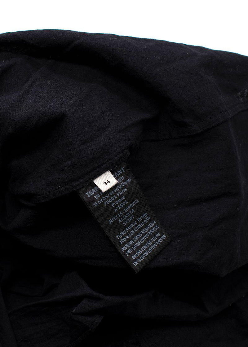 Isabel Marant Etoile Black Alikaya Mini Skirt