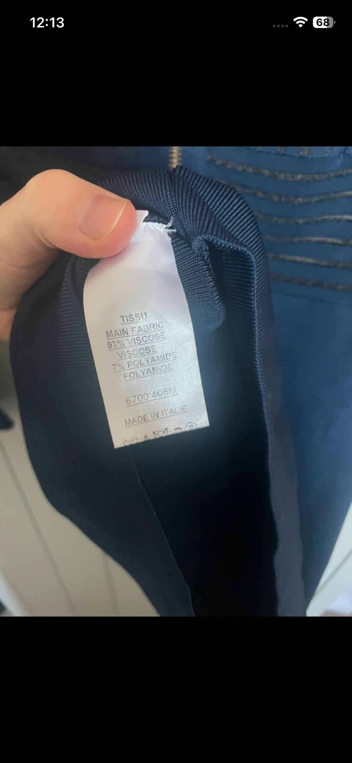 Balmain Navy Bodycon Dress