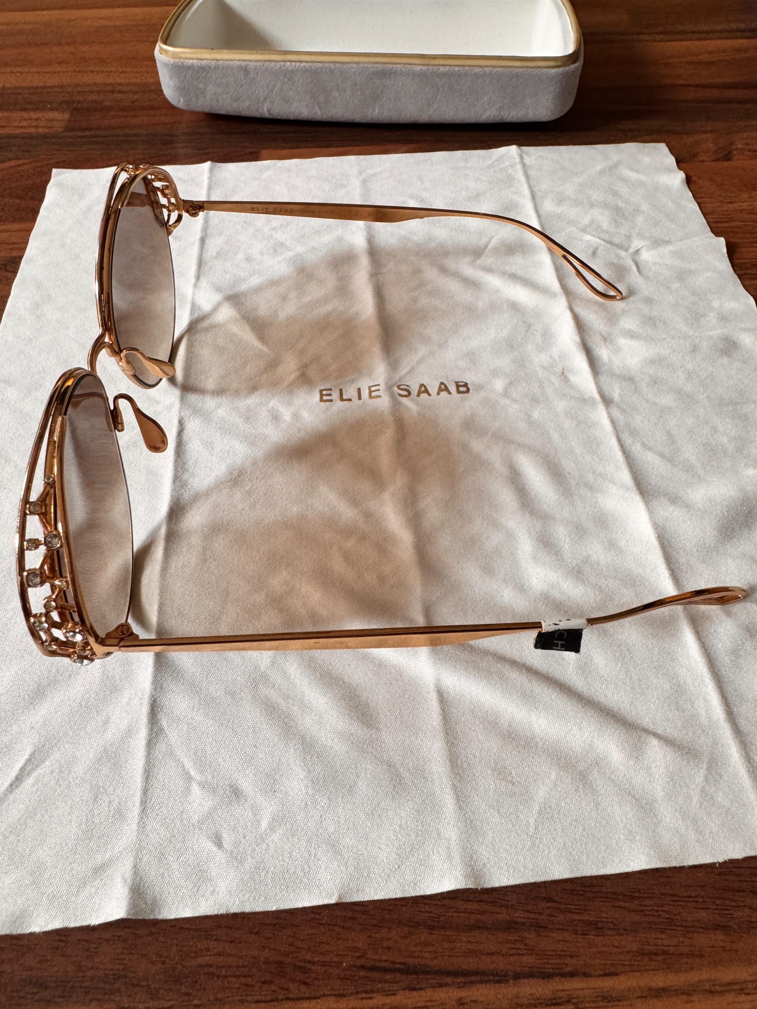 Diamante Set Elie Saab Sunglasses