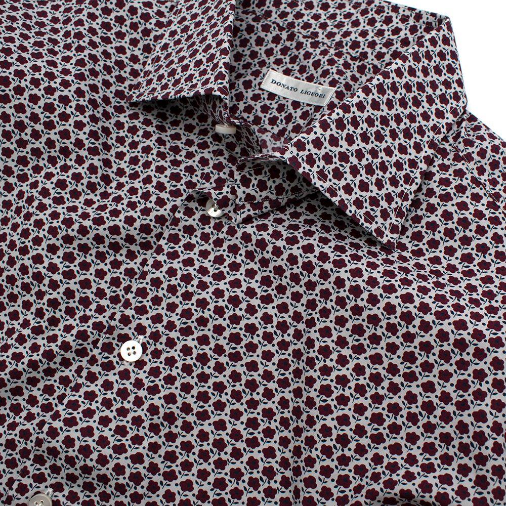 Donato Liguori Floral Cotton Shirt