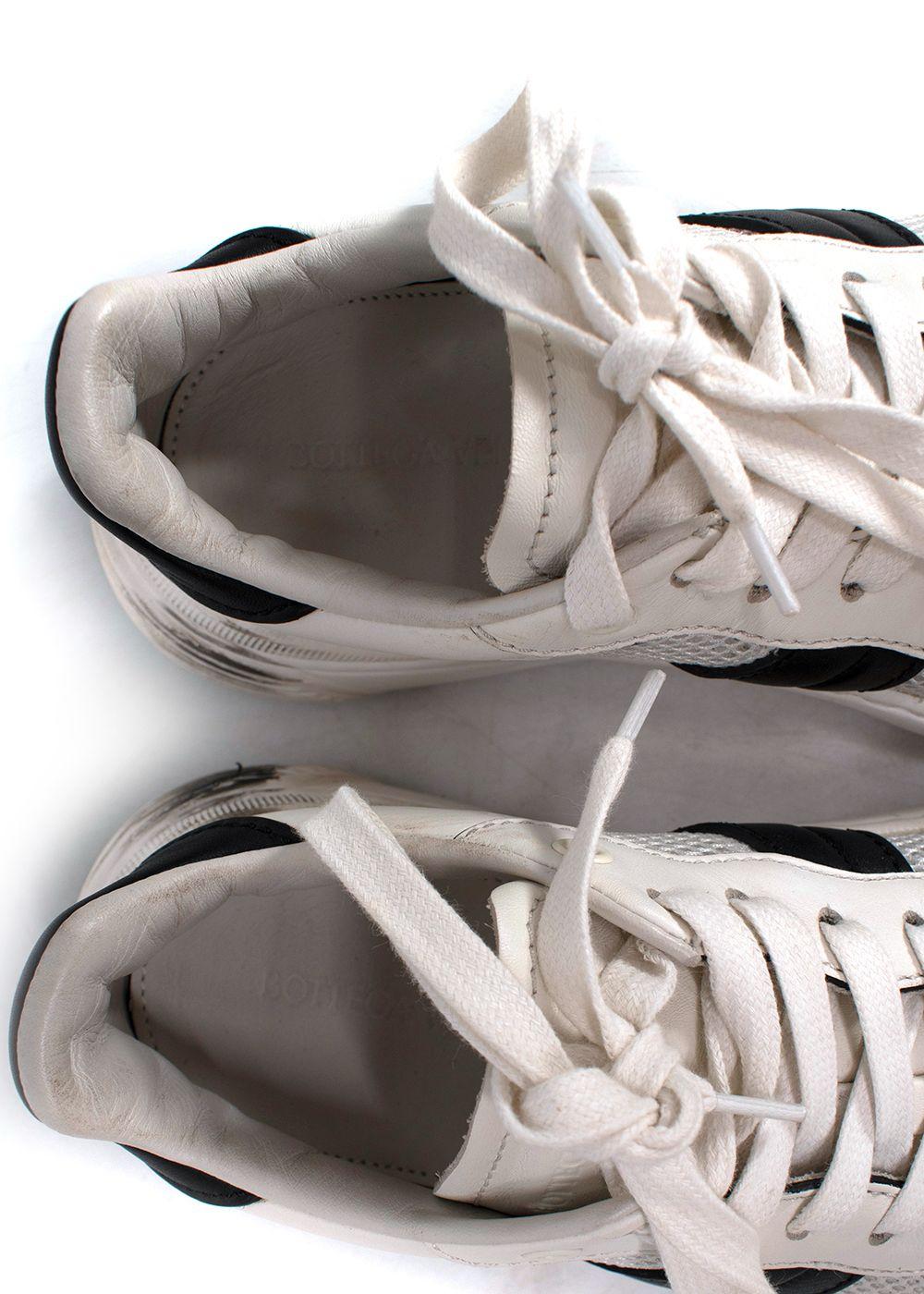 Bottega Chunky Black & White Sneakers