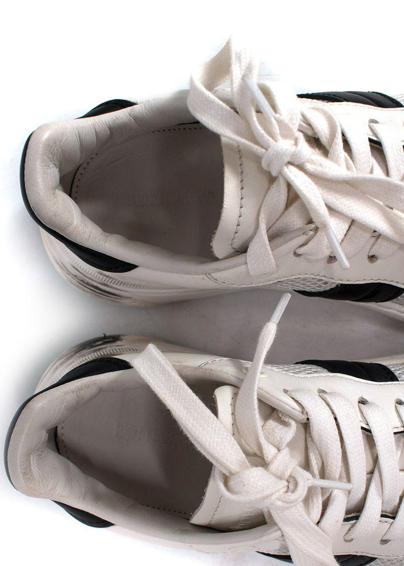 Bottega Chunky Black & White Sneakers