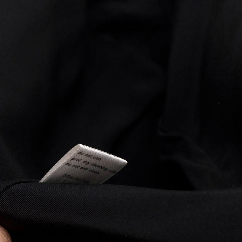 Carolina Herrera Black Cropped Blazer and Maxi Skirt Silk Suit
