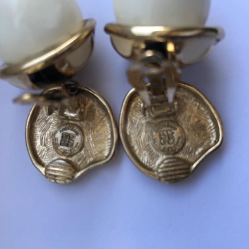Givenchy Paris Vintage Couture Dangle Earrings