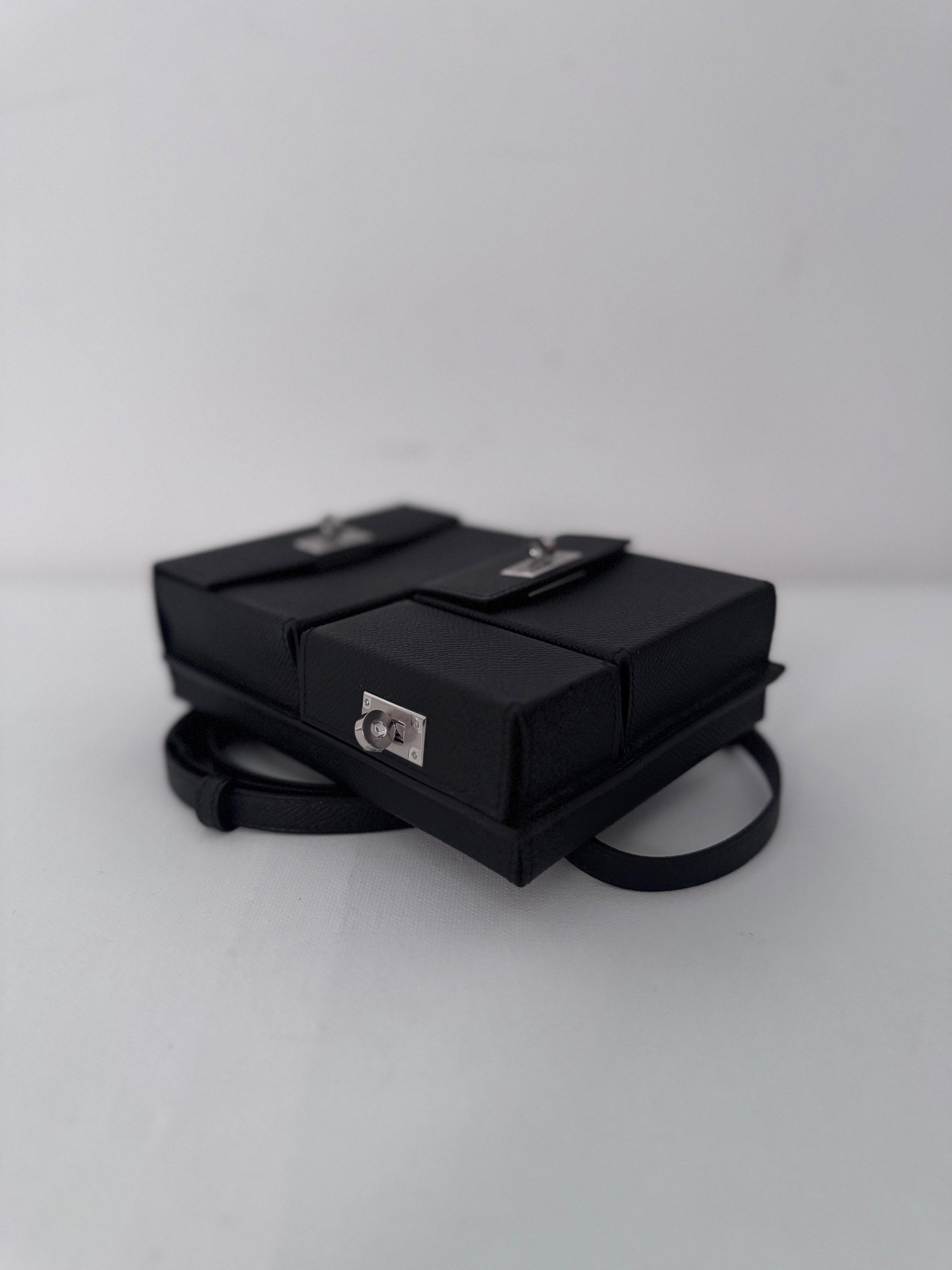 Hermes Limited Edition Black Kelly Multipocket