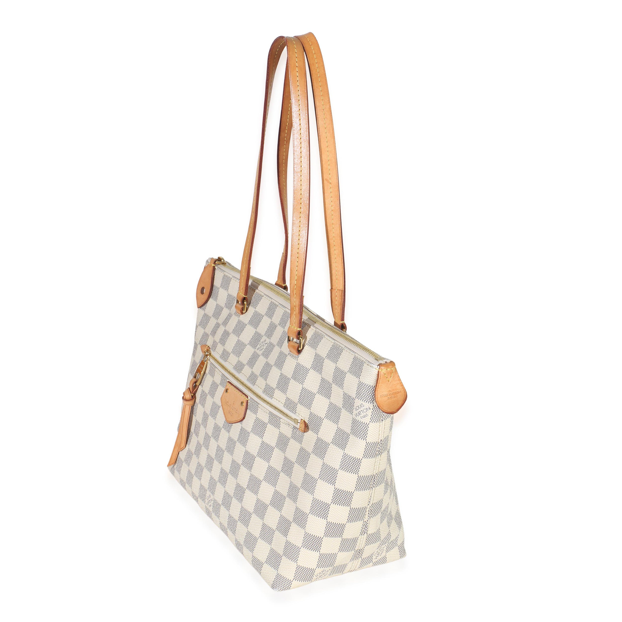 Louis Vuitton Coated Canvas Damier Azur  Iena PM