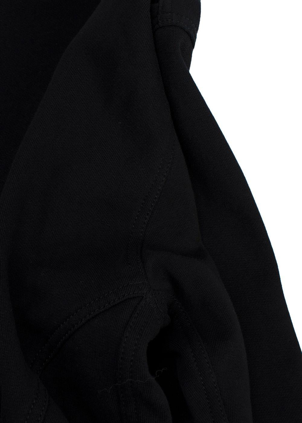 Givenchy Black Ruffled Crewneck Sweatshirt