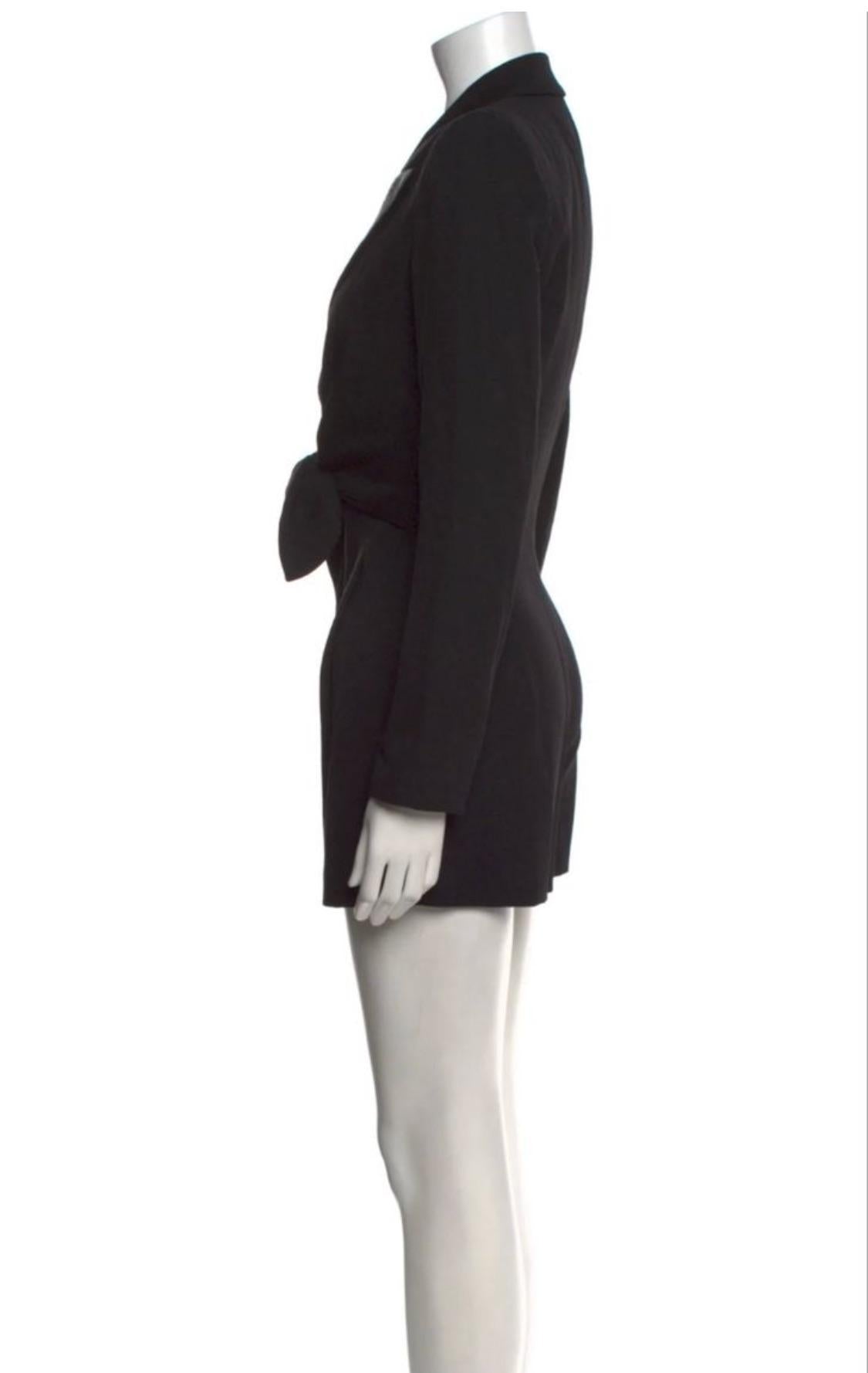 Pucci Black Tuxedo Shortsuit