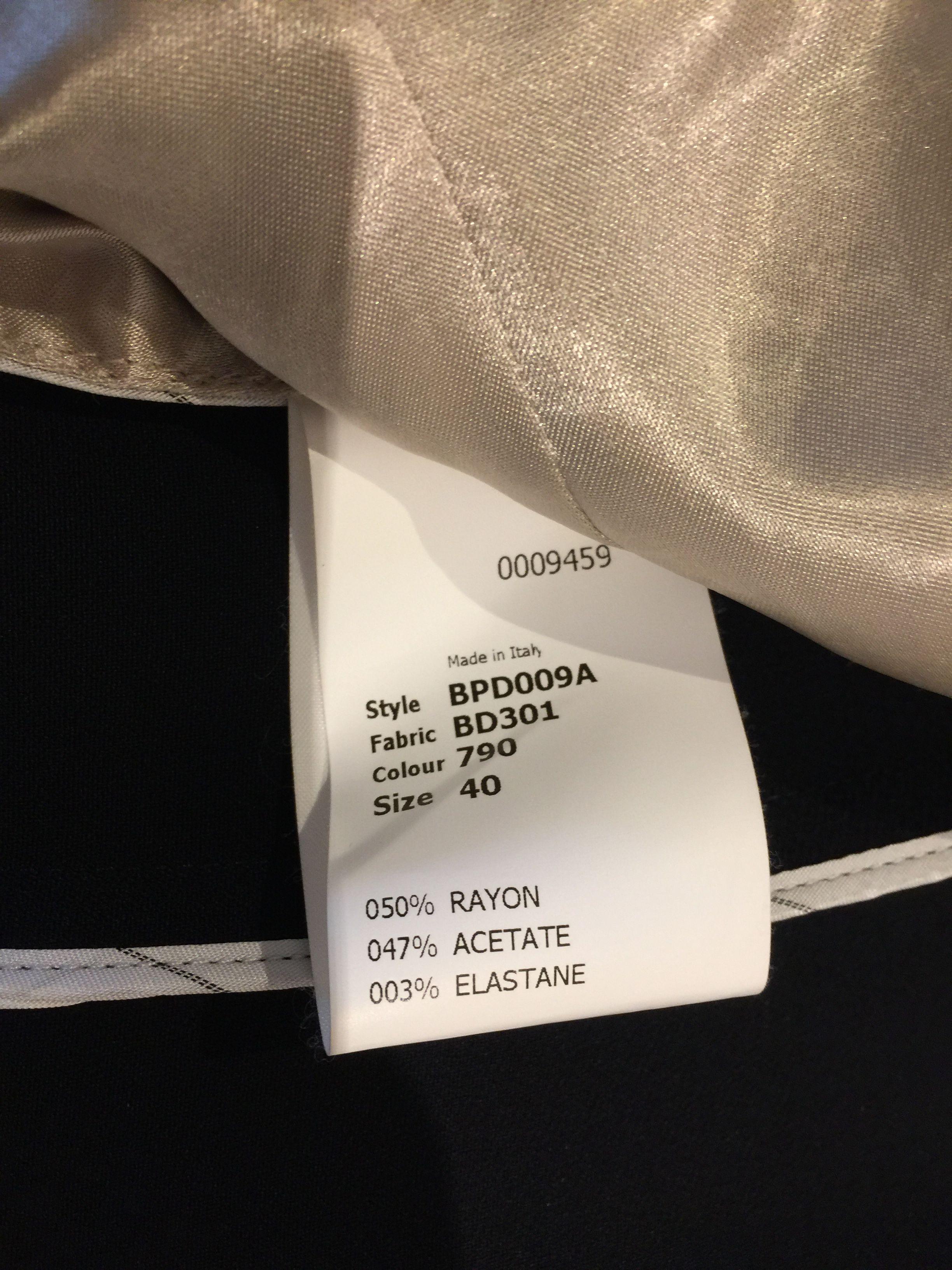 Black Crepe Single-Breasted Blazer