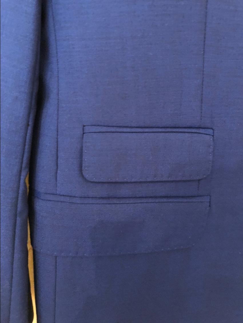 Tommy Hilfiger Blue Mens Single Breasted Suit