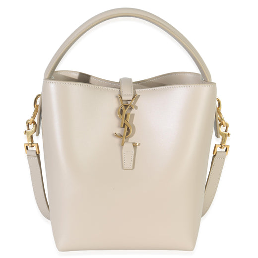 Saint Laurent  Shiny Calfskin Small Le 37 Bucket Bag