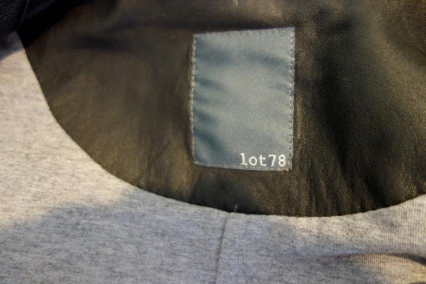 Lot78 Lightweight Asymmetric Leather Jacket