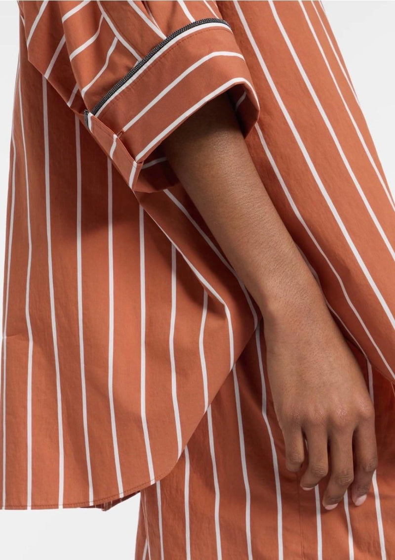 Brunello Cucinelli Striped Cotton Shirt