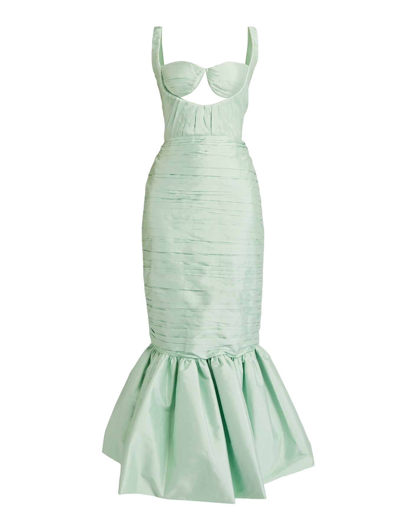 Sandra Mansour Daffodil Pleated Maxi Dress