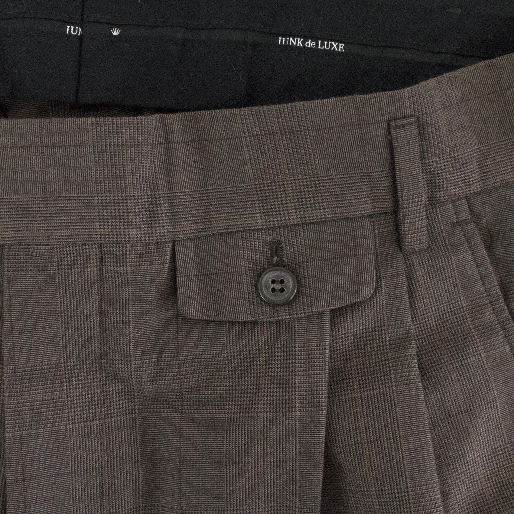 Junk de Luxe checked trousers