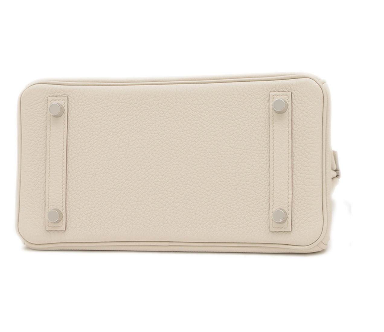 Hermès Cream Birkin 25 in Taurillon Clemence