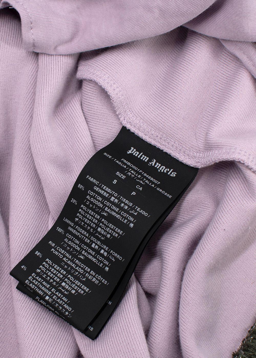Palm Angels Lilac Chenille Track Jacket