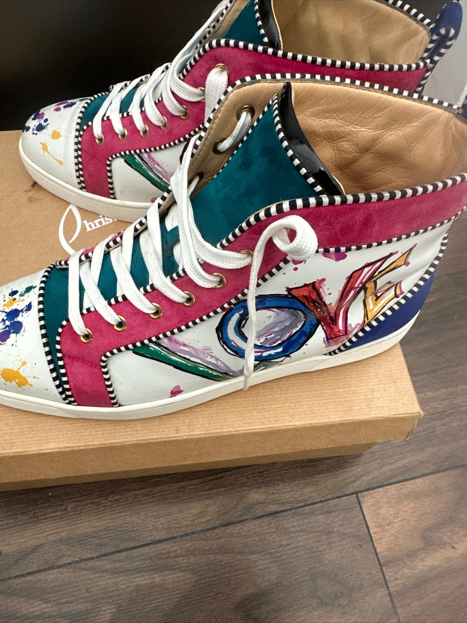 Louis Orlato Love High Top Trainers