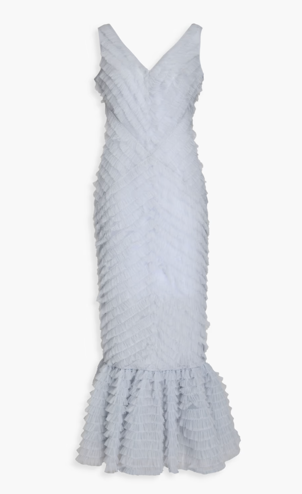 Huishan Zhang Janina Ruffled  Midi Dress