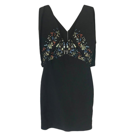 Antonio Berardi Black Embellished Mini Dress