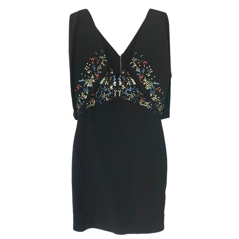 Antonio Berardi Black Embellished Mini Dress