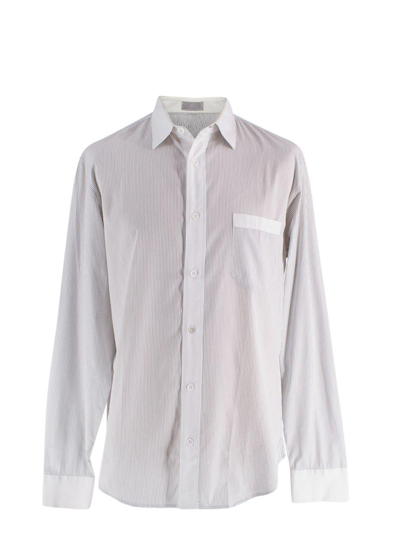 Dior Black and White Pinstripe Shirt
