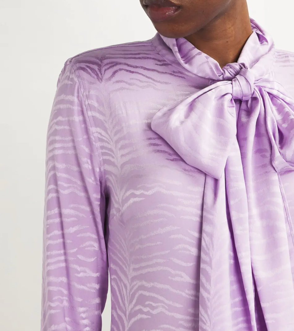 Stella McCartney Silk Tiger Print Mini Dress