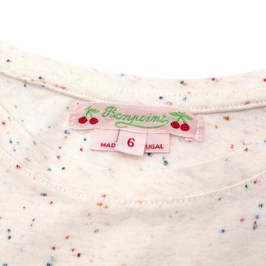Bonpoint Girls Paint Spotted T-Shirt