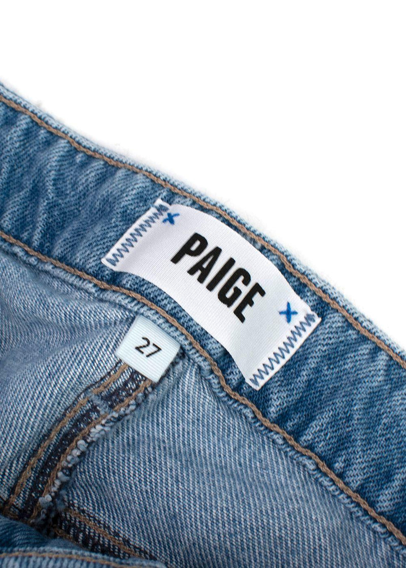 Paige Noella Mid-rise Destructed Jeans