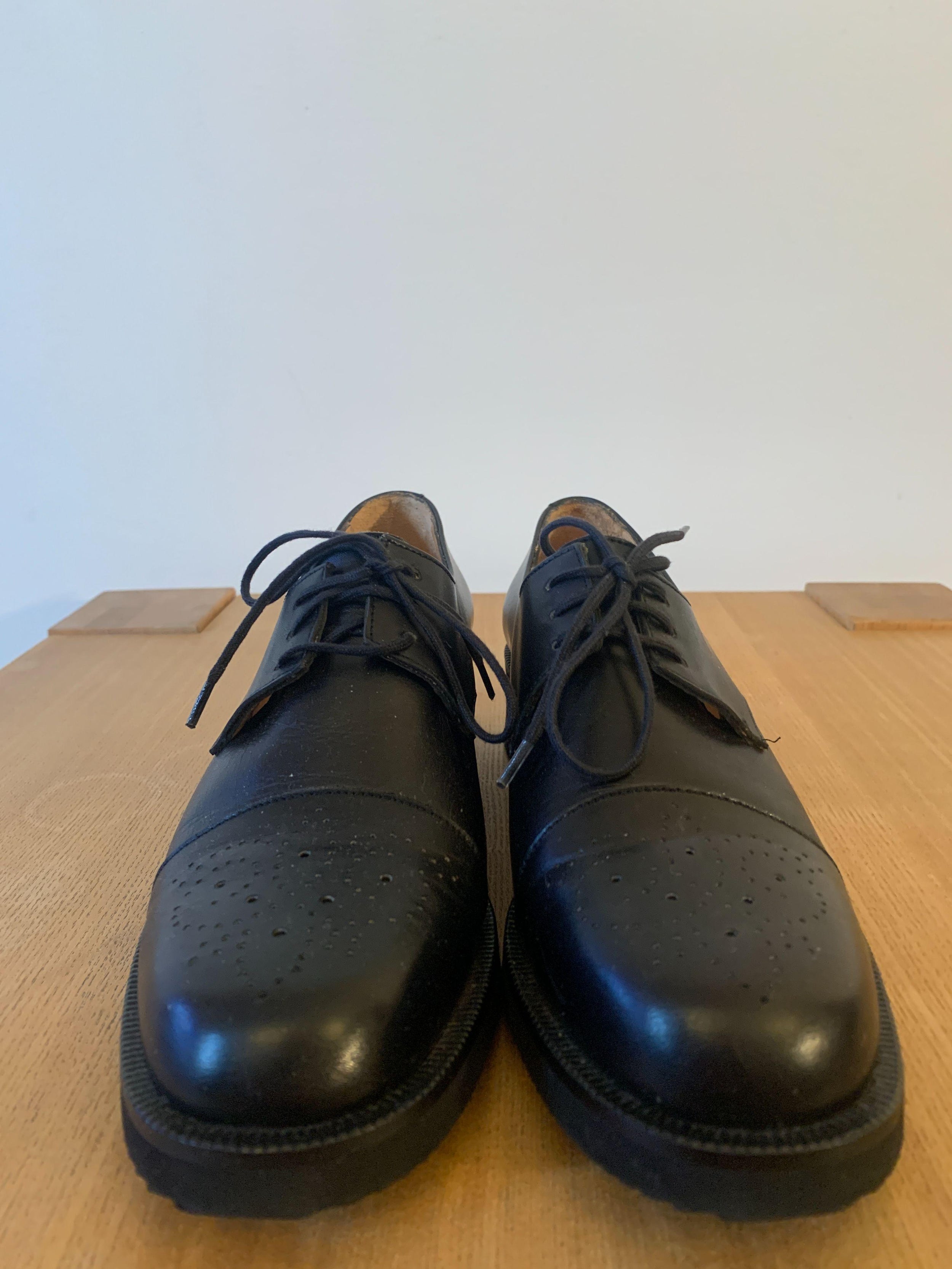 Robert Clegerie Black Leather Brogues