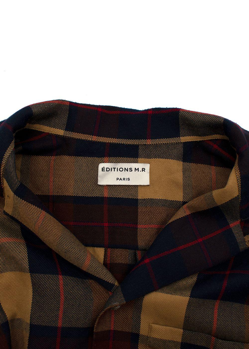Editions M.R Checked Long Sleeve Shirt