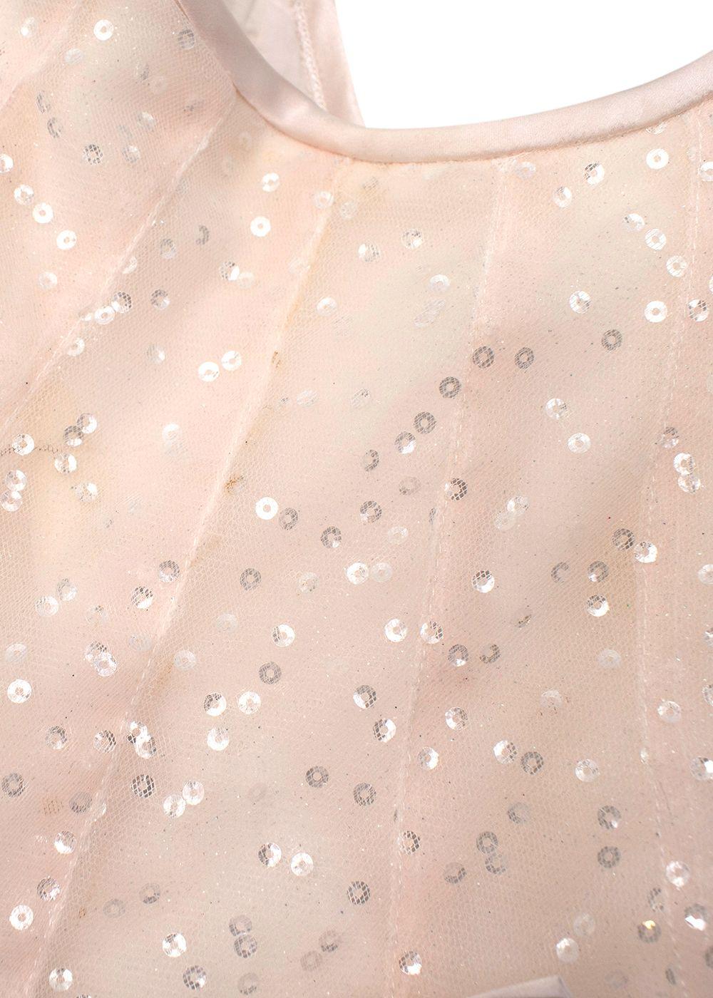Sequin Tulle Pink Dress