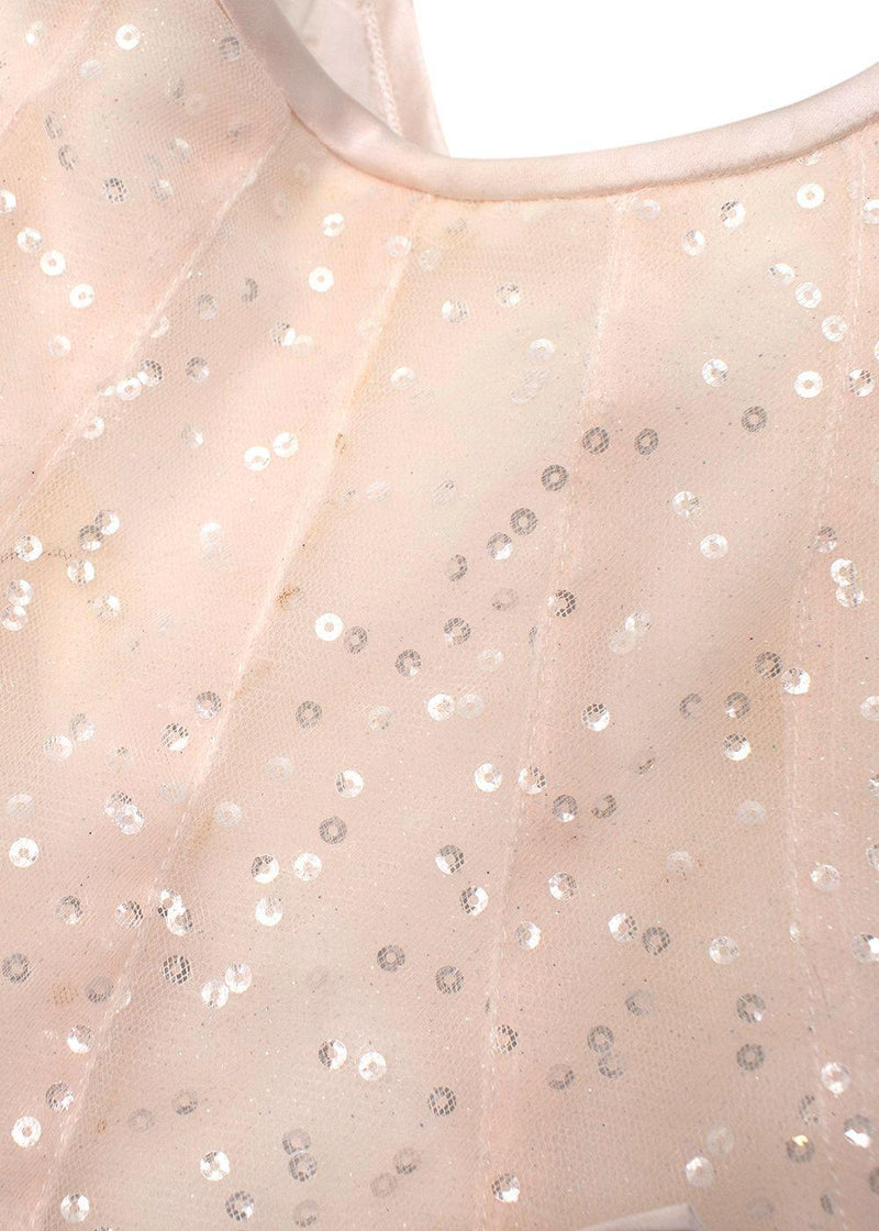 Sequin Tulle Pink Dress