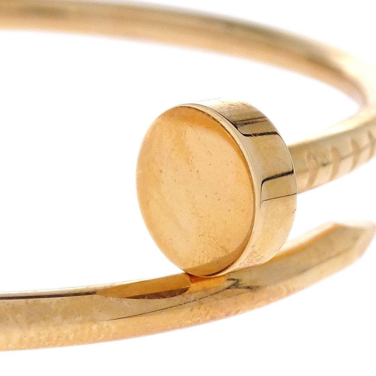 Cartier Yellow Gold  Juste un Clou Bracelet Size 14