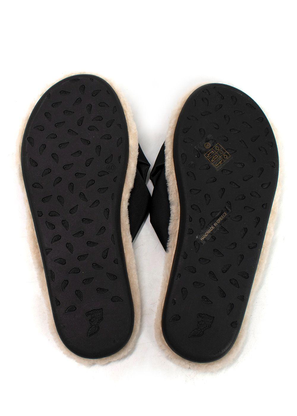 Ancient Greek Shearling Lined Sandals