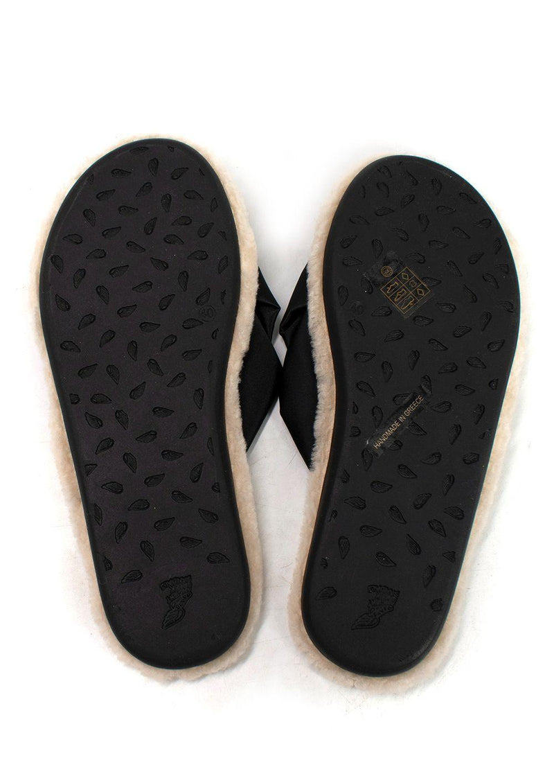 Ancient Greek Shearling Lined Sandals