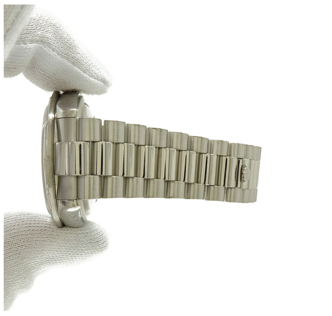 Rolex Day-Date Silver Watch 36mm