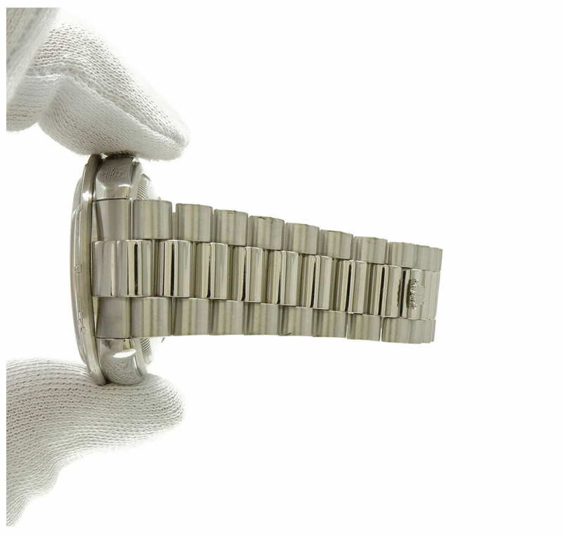 Rolex Day-Date Silver Watch 36mm