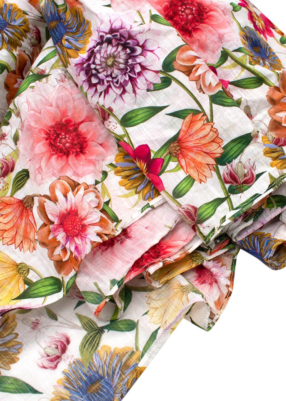 Borgo De Nor Petra Floral One Shoulder Dress
