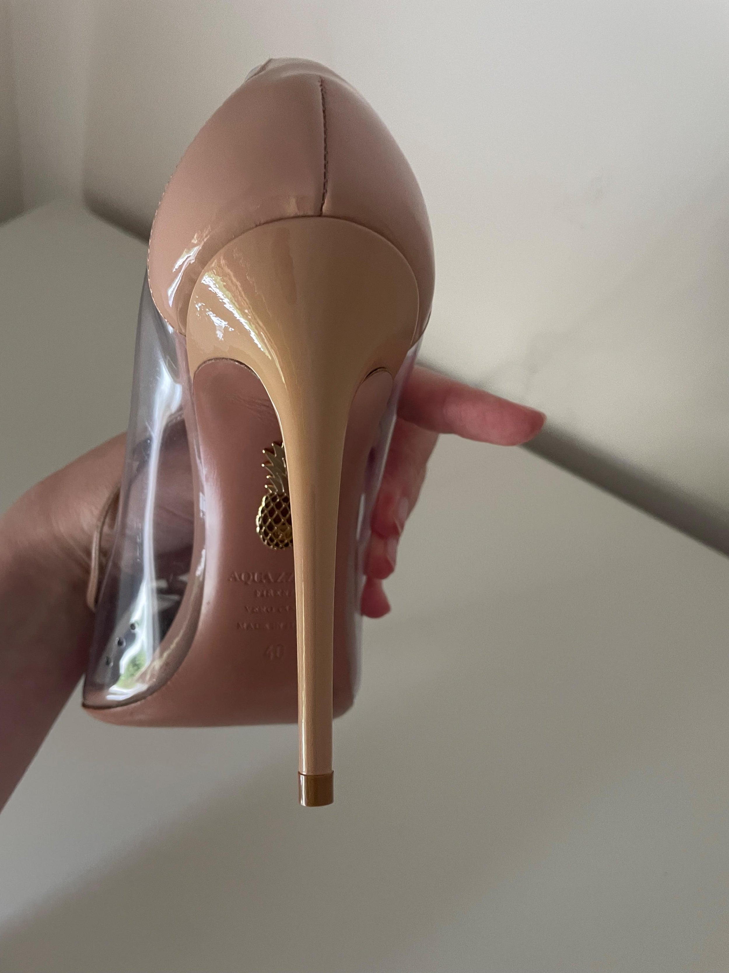 Magic 105 Lace-up Leather And Pvc Pumps
